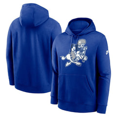 Dallas Cowboys Rewind Retro Joe Club Pullover Hoodie - Royal Hoodies