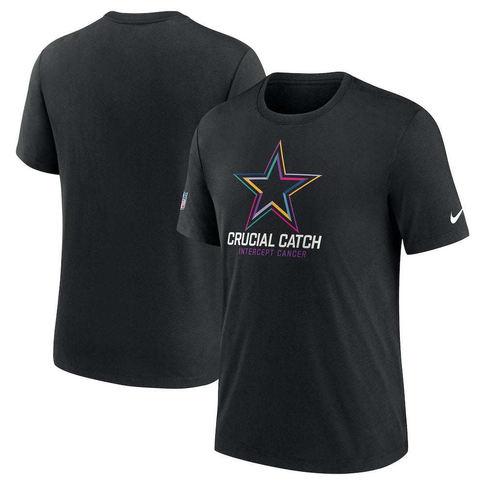 Dallas Cowboys 2024 NFL Crucial Catch T-Shirt - Black T-shirts