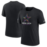 Dallas Cowboys 2024 NFL Crucial Catch T-Shirt - Black T-shirts