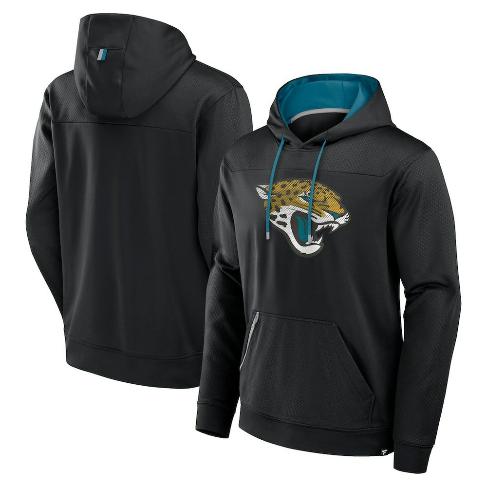 Jacksonville Jaguars Defender Pullover Hoodie - Black Hoodies