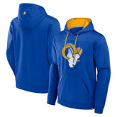 Los Angeles Rams Defender Pullover Hoodie - Royal Hoodies