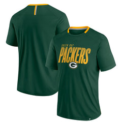 Green Bay Packers Defender Fade Slant T-Shirt - Green T-shirts