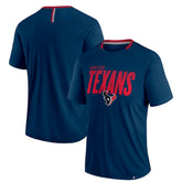 Houston Texans Defender Fade Slant T-Shirt - Navy T-shirts