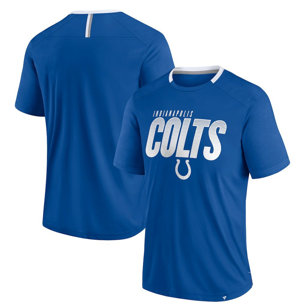 Indianapolis Colts Defender Fade Slant T-Shirt - Royal T-shirts