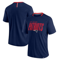 New England Patriots Defender Fade Slant T-Shirt - Navy T-shirts