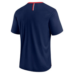 New England Patriots Defender Fade Slant T-Shirt - Navy T-shirts
