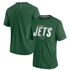 New York Jets Defender Fade Slant T-Shirt - Green T-shirts