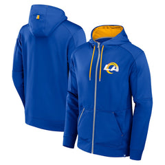 Los Angeles Rams Defender Full-Zip Hoodie - Royal Hoodies