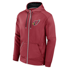 Arizona Cardinals Defender Full-Zip Hoodie - Cardinal Hoodies