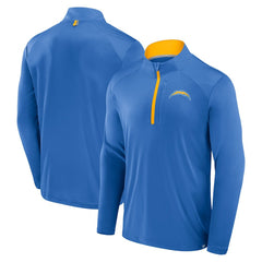 Los Angeles Chargers Defender Long Sleeve Quarter-Zip Jacket - Powder Blue Jackets