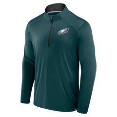 Philadelphia Eagles Defender Long Sleeve Quarter-Zip Jacket - Midnight Green Jackets