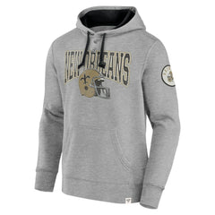 New Orleans Saints Label Maker Pullover Hoodie - Black Hoodies