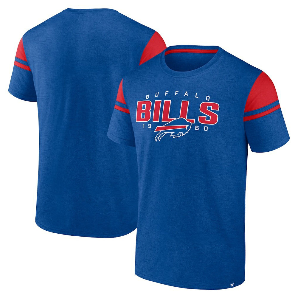 Buffalo Bills Old School Play Slub T-Shirt - Royal T-shirts