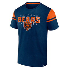 Chicago Bears Old School Play Slub T-Shirt - Navy T-shirts