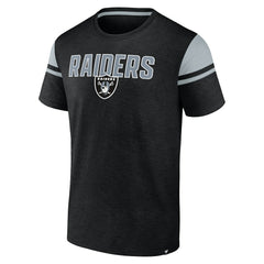 Las Vegas Raiders Old School Play Slub T-Shirt - Black T-shirts