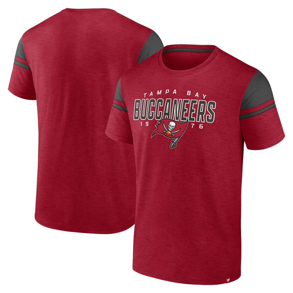 Tampa Bay Buccaneers Old School Play Slub T-Shirt - Red T-shirts