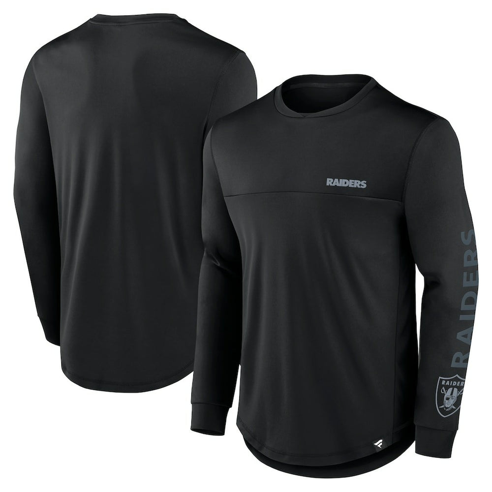Las Vegas Raiders Blackout Long Sleeve T-Shirt - Black T-shirts