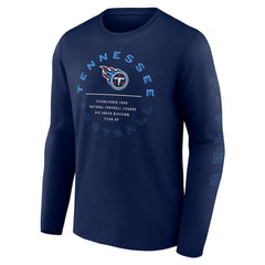 Tennessee Titans Stat Sheet Long Sleeve T-Shirt - Navy T-shirts