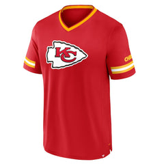 Kansas City Chiefs Stripe Stacking T-Shirt - Red T-shirts