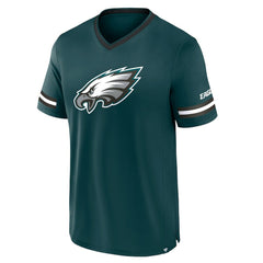Philadelphia Eagles Stripe Stacking T-Shirt - Midnight Green T-shirts
