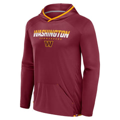 Washington Commanders Transitional Defender Hoodie Long Sleeve T-Shirt - Burgundy Hoodies
