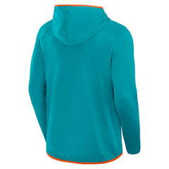 Miami Dolphins Transitional Defender Hoodie Long Sleeve T-Shirt - Aqua Hoodies