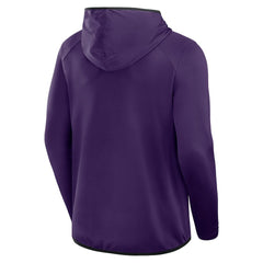 Baltimore Ravens Transitional Defender Hoodie Long Sleeve T-Shirt - Purple Hoodies