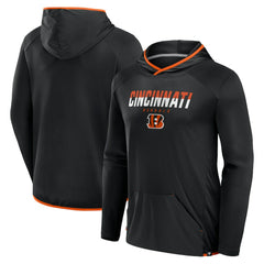Cincinnati Bengals Transitional Defender Hoodie Long Sleeve T-Shirt - Black Hoodies