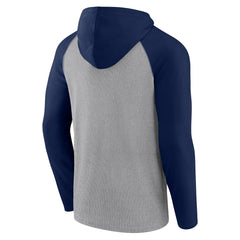 Tennessee Titans Under Center Long Sleeve Hoodie T-Shirt - Gray/Navy Hoodies