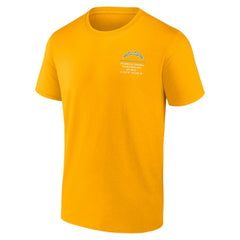 Los Angeles Chargers Repeat Stats T-Shirt - Gold T-shirts