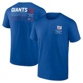New York Giants Repeat Stats T-Shirt - Royal T-shirts