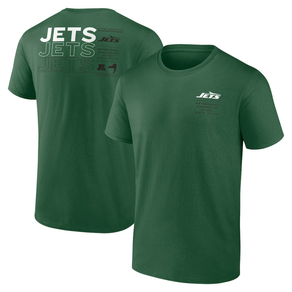 New York Jets Repeat Stats T-Shirt - Green T-shirts