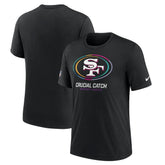 San Francisco 49ers 2024 NFL Crucial Catch Big & Tall T-Shirt - Black T-shirts