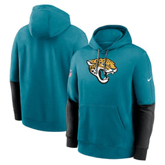 Jacksonville Jaguars 2024 Sideline Club Pullover Hoodie - Teal Hoodies