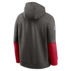 Tampa Bay Buccaneers 2024 Sideline Club Pullover Hoodie - Pewter Hoodies