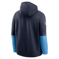 Tennessee Titans 2024 Sideline Club Pullover Hoodie - Navy Hoodies