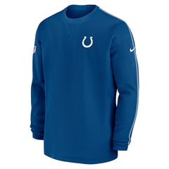 Indianapolis Colts 2024 Sideline Coaches Long Sleeve Top - Royal Tops