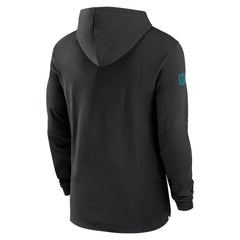 Jacksonville Jaguars 2024/25 Sideline Performance Long Sleeve Hoodie T-Shirt - Black Hoodies