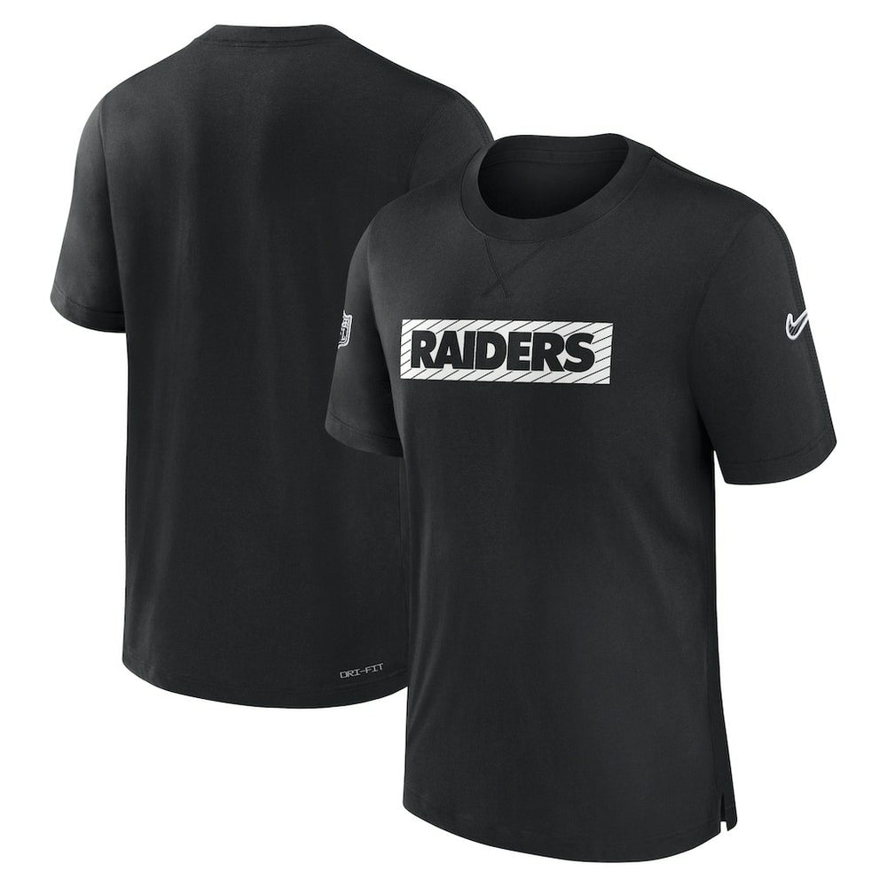 Las Vegas Raiders Sideline Player Performance T-Shirt - Black T-shirts
