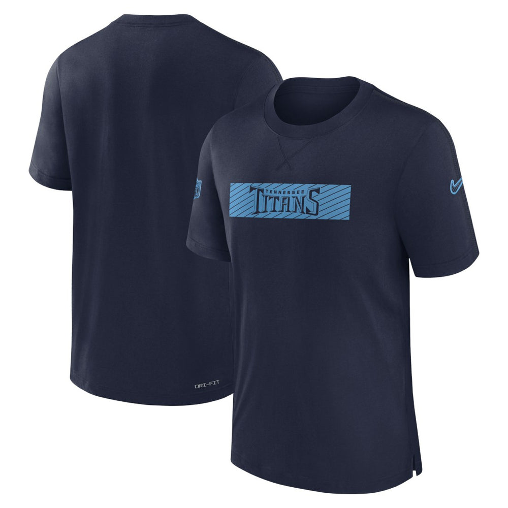 Tennessee Titans Sideline Player Performance T-Shirt - Navy T-shirts