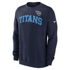 Tennessee Titans Club Pullover Sweatshirt - Navy Pullover