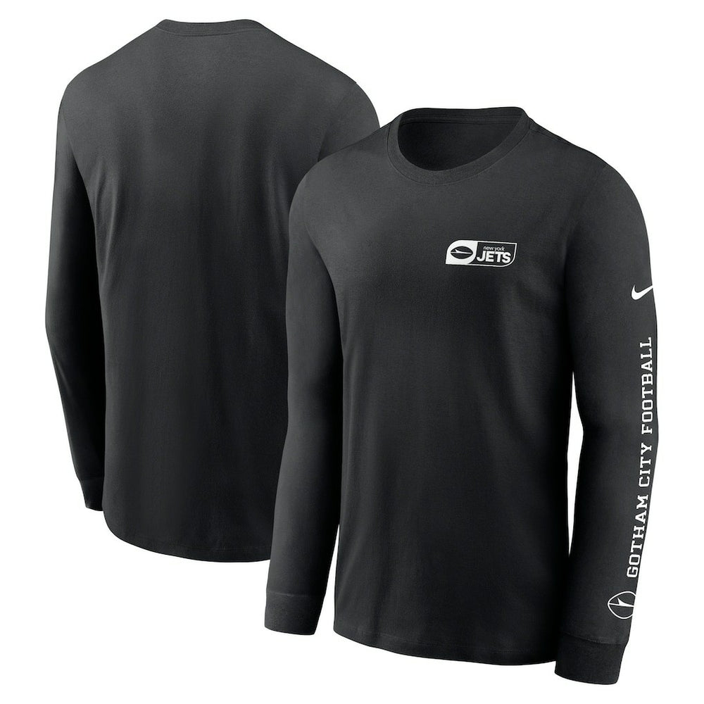 New York Jets All Out Long Sleeve T-Shirt - Black T-shirts