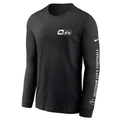 New York Jets All Out Long Sleeve T-Shirt - Black T-shirts