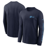 Tennessee Titans All Out Long Sleeve T-Shirt - Navy T-shirts