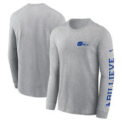 Buffalo Bills All Out Long Sleeve T-Shirt - Heather Gray T-shirts