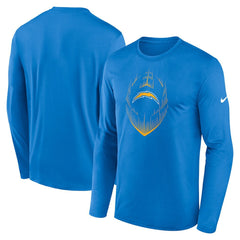 Los Angeles Chargers Icon Legend Performance Long Sleeve T-Shirt - Powder Blue T-shirts