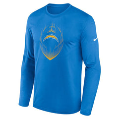 Los Angeles Chargers Icon Legend Performance Long Sleeve T-Shirt - Powder Blue T-shirts