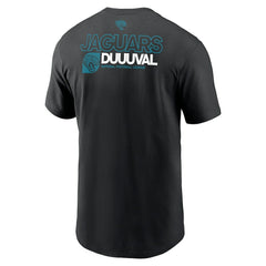 Jacksonville Jaguars Outline T-Shirt - Black T-shirts
