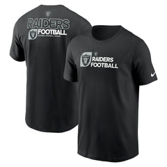 Las Vegas Raiders Outline T-Shirt - Black T-shirts