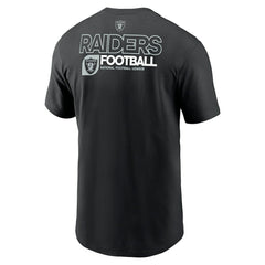 Las Vegas Raiders Outline T-Shirt - Black T-shirts